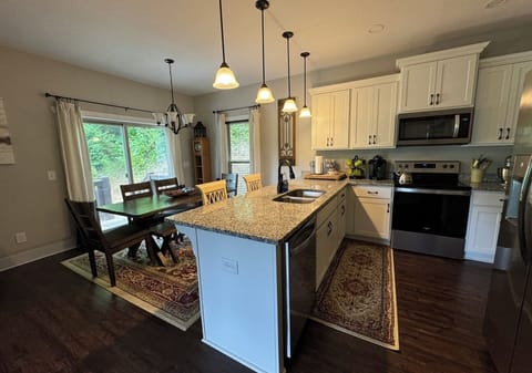 Kitchen and Dining with Seating for 9