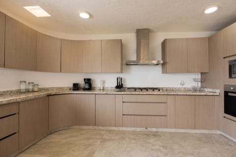 Panoramic House, Sea View | Private kitchen | Full-size fridge, microwave, oven, coffee/tea maker