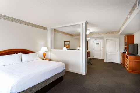 Suite, 1 King Bed, Accessible | In-room safe, desk, soundproofing, iron/ironing board