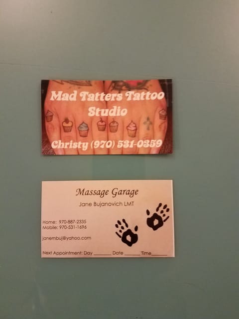 get a tattoo or massage...both on premises