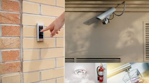 For your safety, a security camera is installed at the property