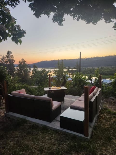 View from gas fire sitting area.