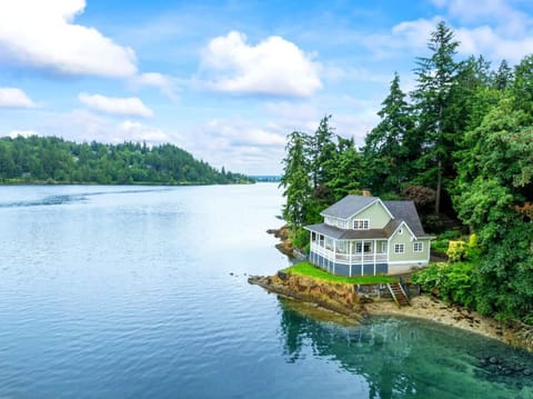 Perfectly perched along the water`s edge!