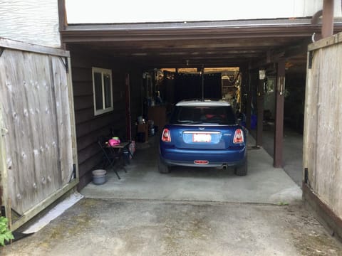 Covered parking next to your suite