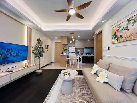 Honeymoon Studio | Living area | TV