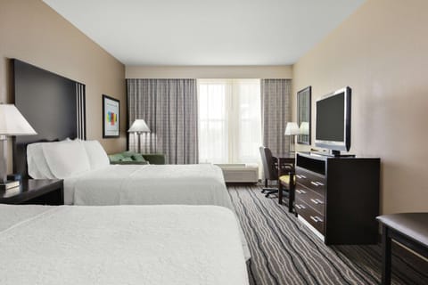 Studio Suite, 2 Queen Beds | In-room safe, desk, blackout drapes, iron/ironing board