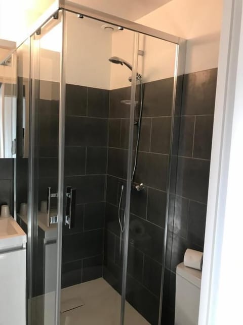 Towels, soap, shampoo, toilet paper