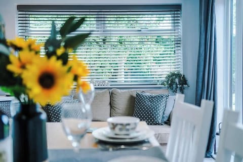 The dining area is perfect for a sit-down meal after a long day at work or exploring the city of Wrexham.