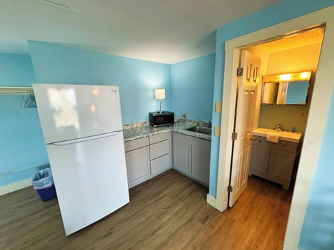 Deluxe Double Room, Balcony | Private kitchen | Mini-fridge, microwave