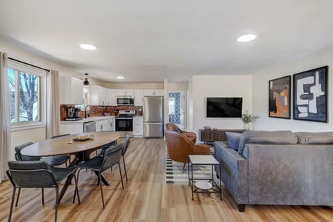 Gather 'round our inviting dining area and savor every moment of togetherness. From hearty breakfasts to gourmet dinners, create lasting memories in this cozy space.