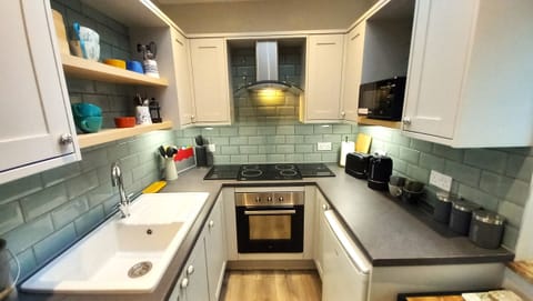 Well equipped kitchen.