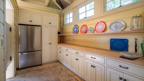 Utilize the summer kitchen area for outdoor cooking!