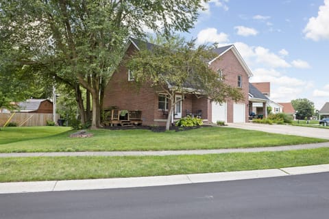 Step into serenity with our freshly manicured landscape, creating a picturesque backdrop for your stay.