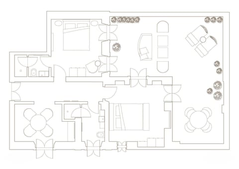 Two Bedroom Suite | Floor plan