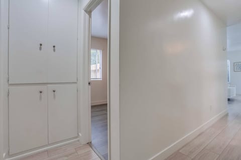 Storage at the end of the hall