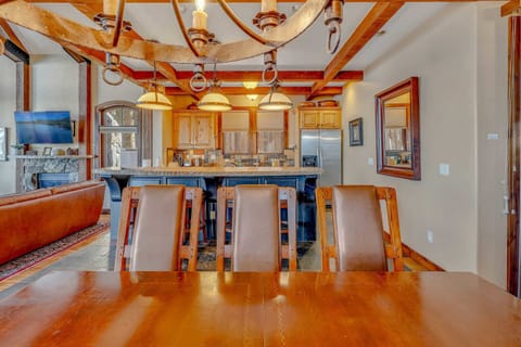 Dining Room: View from dining room table to kitchen