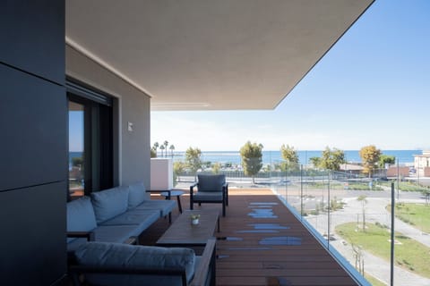 Superior Apartment, Sea View | Balcony view