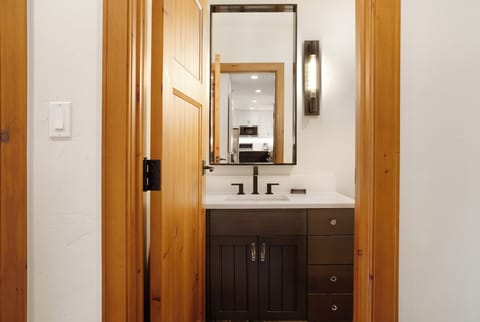 half bathroom for guests