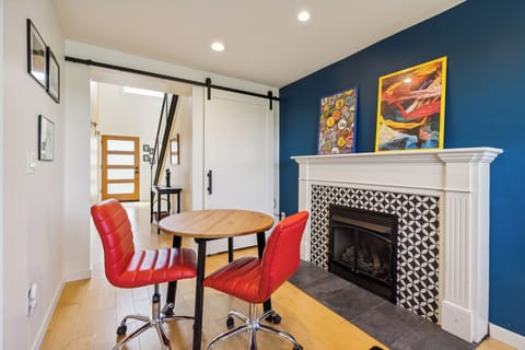 Seating area in separate office