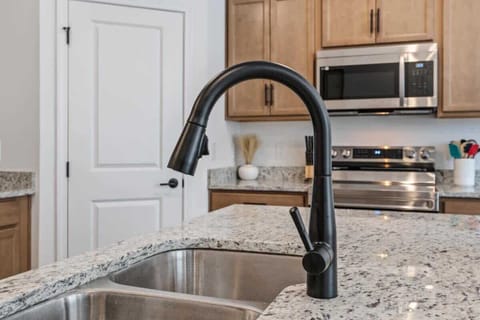 Kitchen sink and all features are brand new construction!