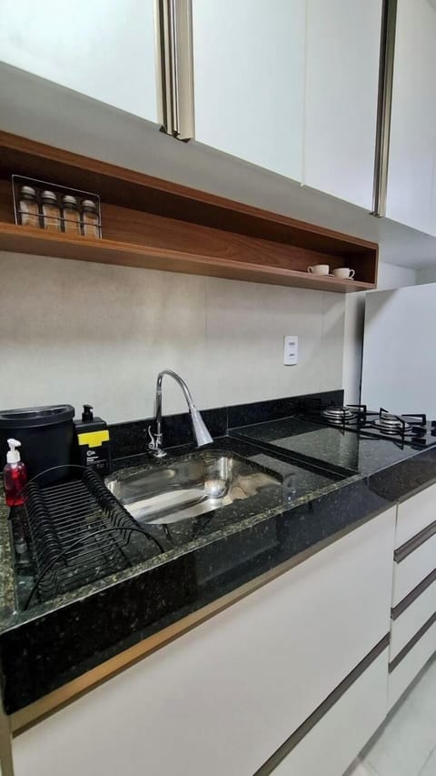 Superior Apartment, City View | Private kitchen | Fridge, microwave, stovetop, cookware/dishes/utensils