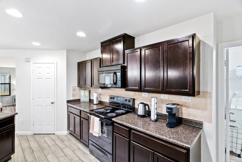 Indoors, Kitchen, Microwave, Oven, Cooktop