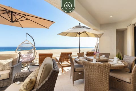 Luxury Apartment, Beach View | Terrace/patio