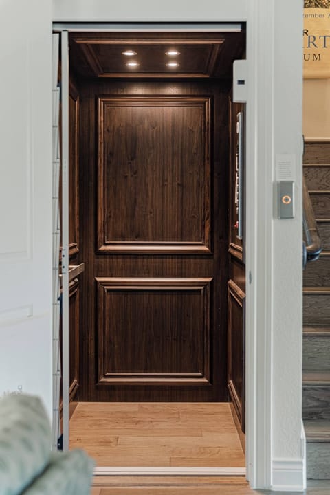 Our executive home features a private in home elevator.
