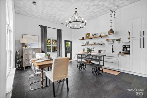 Beautiful, fully stocked kitchen for all your cooking and baking needs!