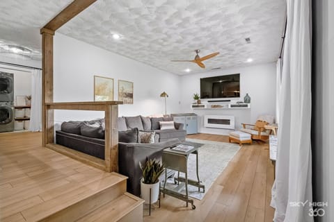 Cozy accommodations and loads of natural light pour into living area!