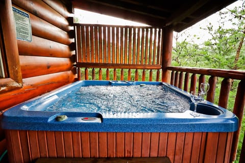 Enjoy the view while soaking in the hot tub!