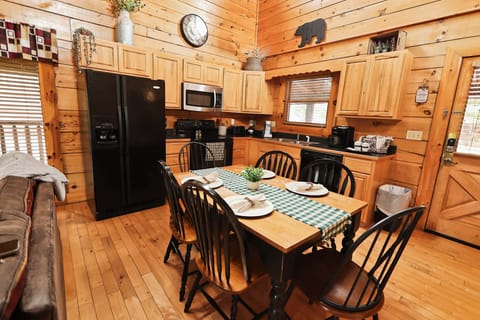 Kitchen stocked with cooking essentials.
