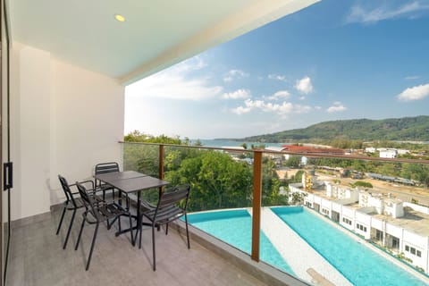 Premium Apartment, 2 Bedrooms, Balcony, Partial Sea View | View from room