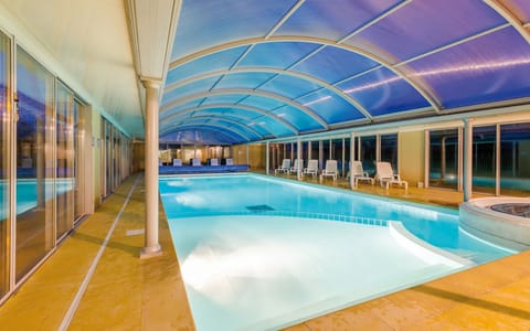 Go for a swim in the indoor heated pool.