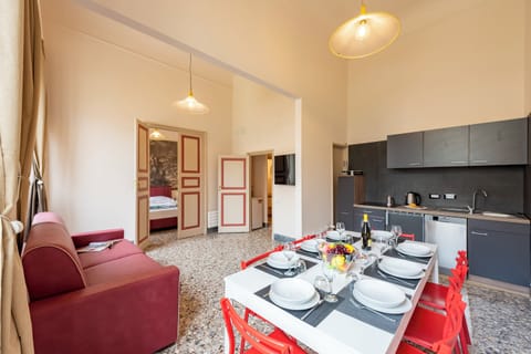 Kitchen and dining area