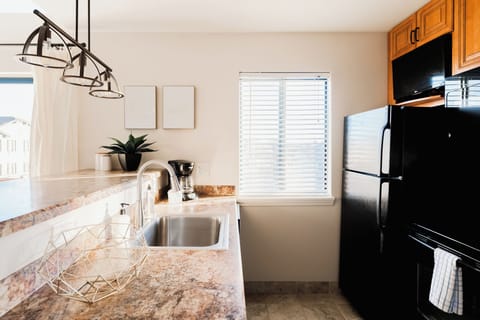 Fully stocked kitchen