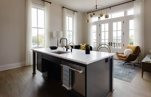 Exclusive Suite, Non Smoking, Kitchen | Private kitchen | Full-size fridge, microwave, oven, stovetop