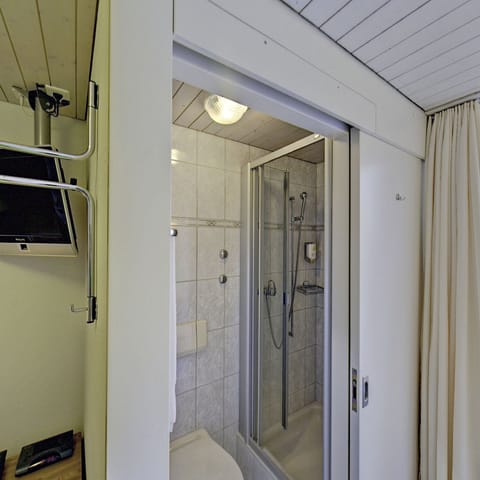 Bathroom | Hair dryer, towels, soap, shampoo