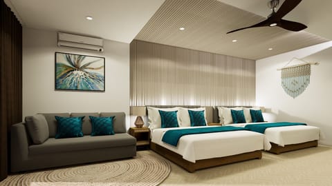 Presidential Room, Balcony, Sea View | In-room safe, desk, laptop workspace, soundproofing