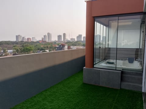 Exclusive Apartment, Balcony, City View | Terrace/patio