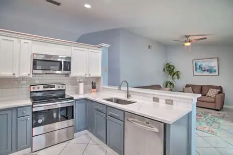 Fully equipped kitchen ready for culinary adventures and family meals alike.