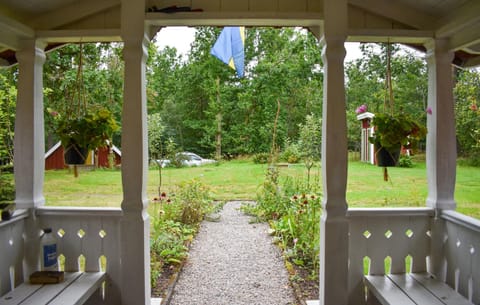 outside