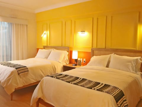 Standard Double Room, 2 Double Beds, Garden View | Premium bedding, pillowtop beds, minibar, in-room safe