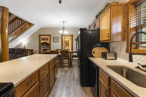 Fully stocked kitchen