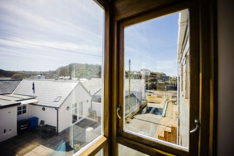 View across to the sea from sitting room window