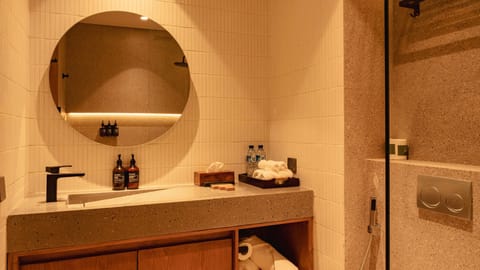 Free toiletries, hair dryer, slippers, towels