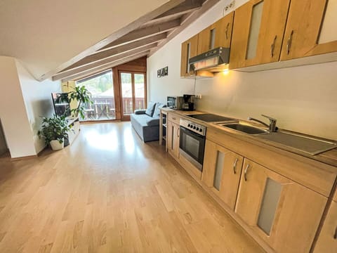 Brown, Cabinetry, Countertop, Wood, Kitchen Stove, Plant, Flooring, Interior Design, Floor, Kitchen