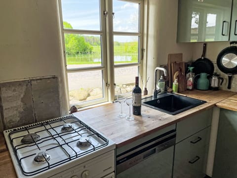 Cabinetry, Sink, Countertop, Window, Kitchen Sink, Building, Kitchen, Interior Design, Kitchen Stove, Drawer