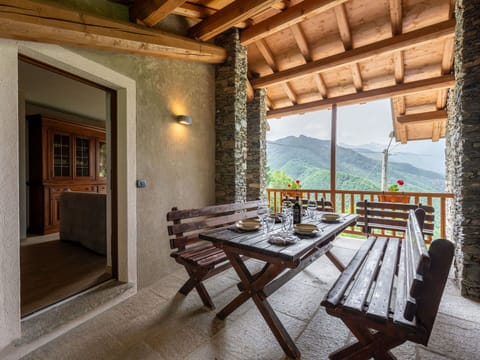 Food, Sky, Table, Tableware, Mountain, Cloud, Plant, Furniture, Green, Natural Landscape