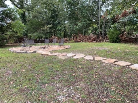 Walking along the stone path brings you a sense of peace and tranquility.